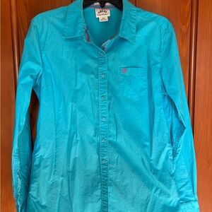 Ariat Teal Long Sleeve Shirt